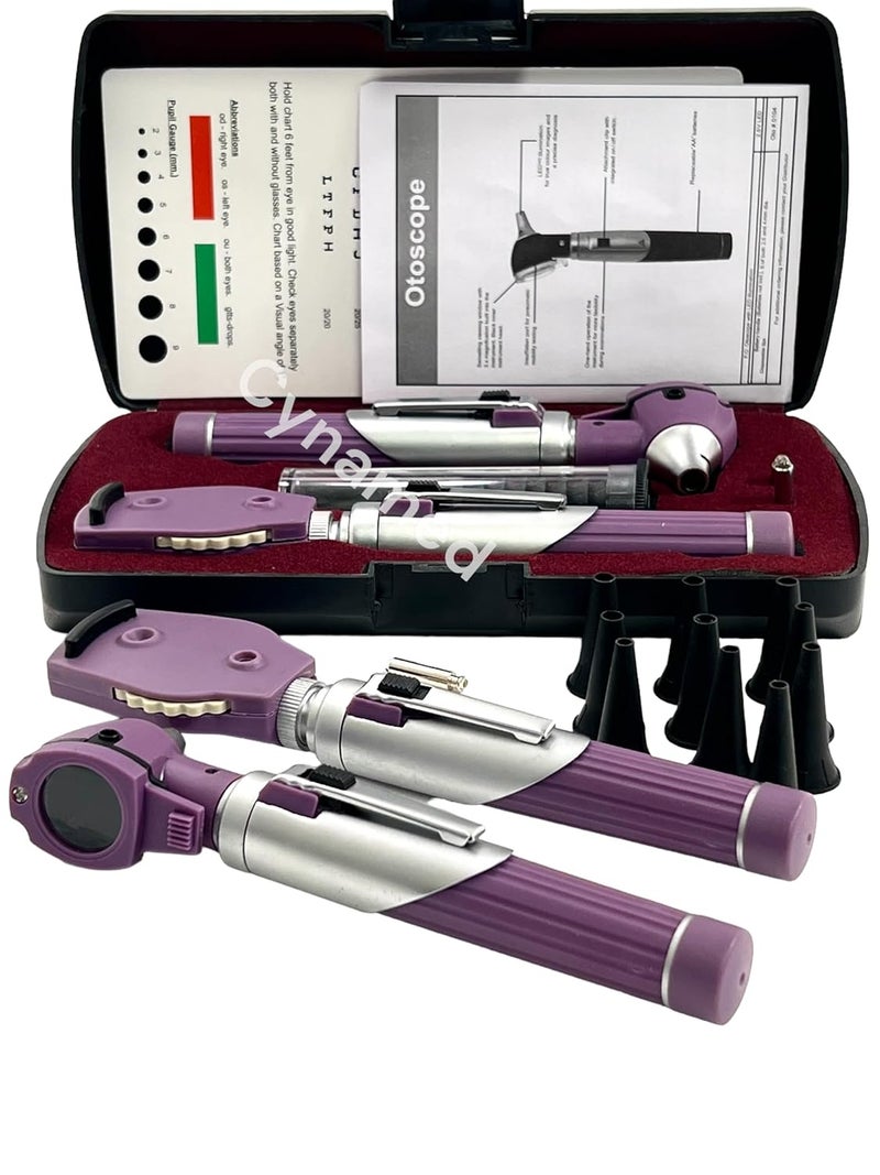 artlab Purple Otoscope Set -LED Otoscope/School Kit-CYNAMED - Image 2